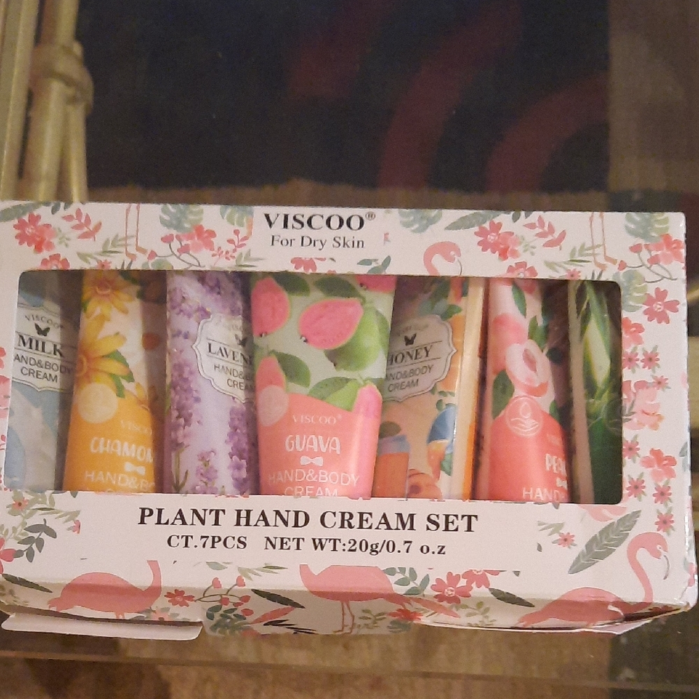 7 Pc Plant Hand Cream Set - Dry Skin